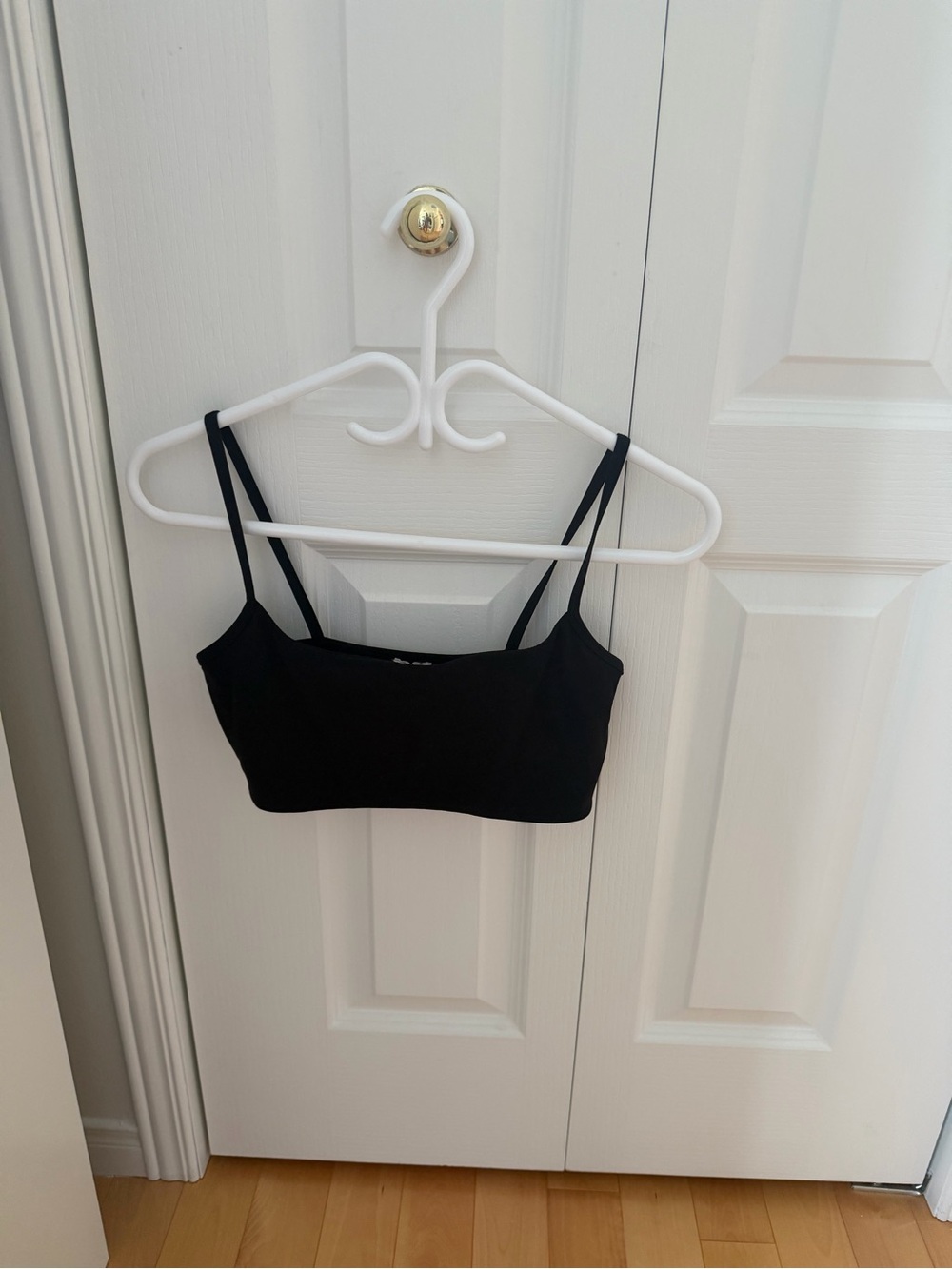Garage Black Double-Strap Camisole Bralette